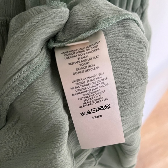 Free People Sweet Darlin Maci Dress Size Small Green Sage - Picture 5 of 6